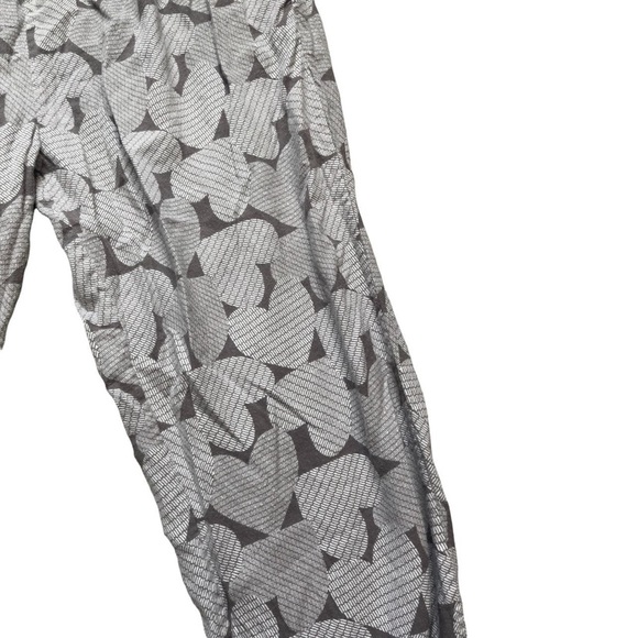 Aerie Womens Large Pajama Loungewear Set- Pants And Sports Bra- Hearts- Gray - Picture 8 of 10